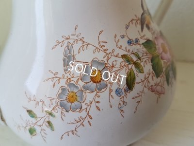 画像2: BWホーロー花柄ポット