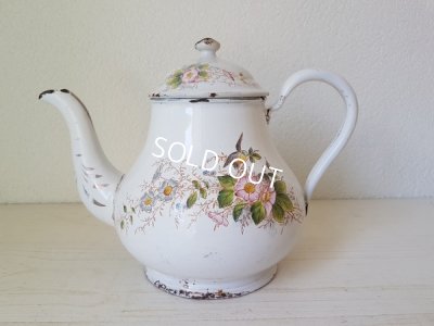 画像7: BWホーロー花柄ポット