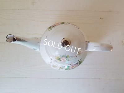 画像6: BWホーロー花柄ポット