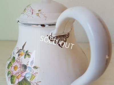 画像5: BWホーロー花柄ポット