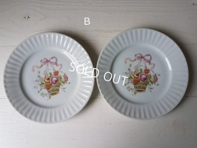 画像10: Bavaria Schumannローズ花かご柄プレート