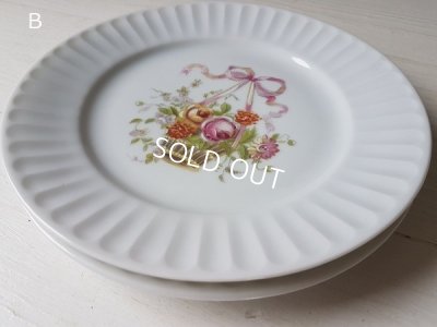 画像14: Bavaria Schumannローズ花かご柄プレート