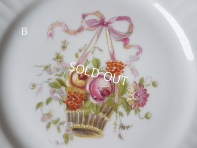 画像16: Bavaria Schumannローズ花かご柄プレート