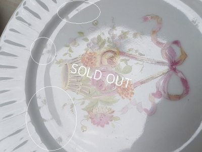 画像18: Bavaria Schumannローズ花かご柄プレート