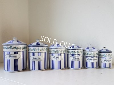 画像6: BBブルーストライプローズガーランドキャニスター