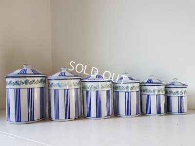 画像7: BBブルーストライプローズガーランドキャニスター