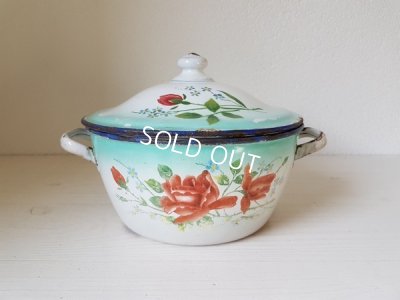 画像2: Japyローズ柄キャセロール