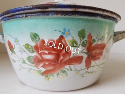 画像11: Japyローズ柄キャセロール