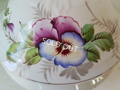 画像3: Moulin Des Loups&Hamage陶器パンジー柄スーピエール