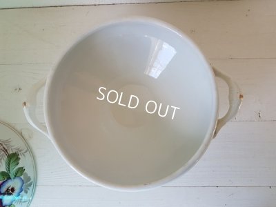 画像6: Moulin Des Loups&Hamage陶器パンジー柄スーピエール