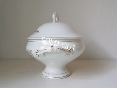 画像9: Moulin Des Loups&Hamage陶器パンジー柄スーピエール