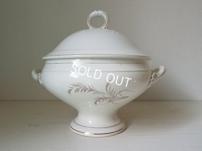 画像10: Moulin Des Loups&Hamage陶器パンジー柄スーピエール