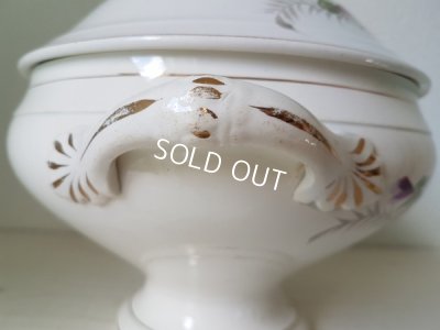 画像15: Moulin Des Loups&Hamage陶器パンジー柄スーピエール