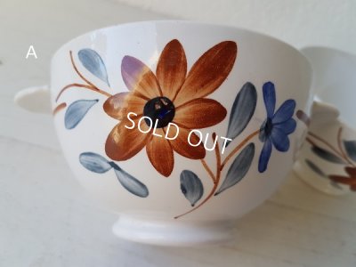 画像12: サルグミンヌ耳付花柄ボウル