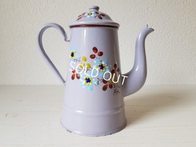 画像4: アンティ―クホーロー花柄コーヒーポット