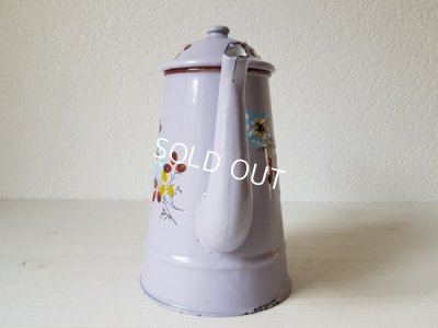 画像5: アンティ―クホーロー花柄コーヒーポット