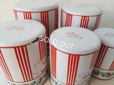 画像13: BB赤ストライプローズガーランドキャニスター