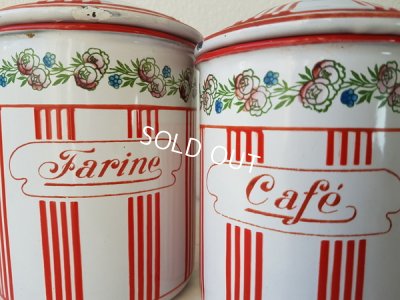 画像2: BB赤ストライプローズガーランドキャニスター