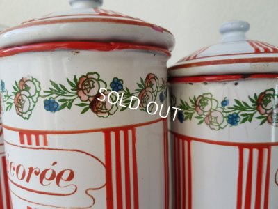 画像5: BB赤ストライプローズガーランドキャニスター