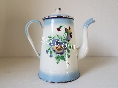 画像5: Japyダブルパンジー柄コーヒーポット