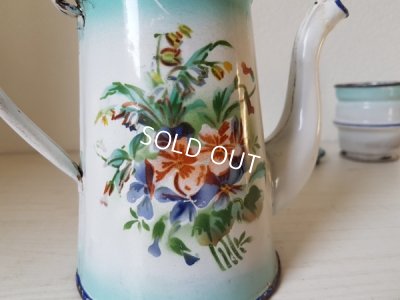 画像2: Japyビオラとすずらん柄コーヒーポット