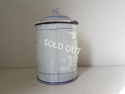 画像7: アンティ―クホーロー花柄キャニスター