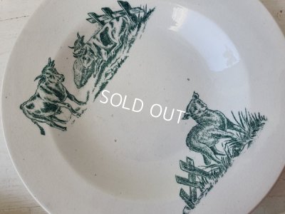 画像3: アンティ―ク陶器おままごとプレートセットC