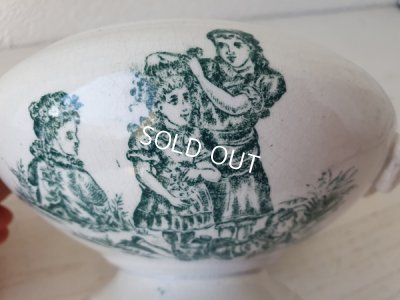 画像2: アンティ―ク陶器おままごとスーピエールA