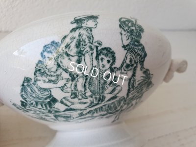 画像3: アンティ―ク陶器おままごとスーピエールA