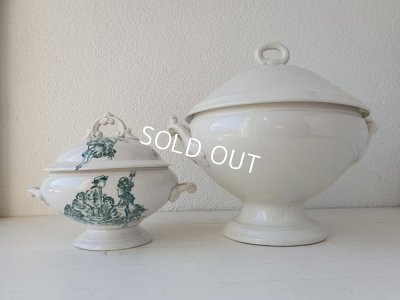 画像10: アンティ―ク陶器おままごとスーピエールA