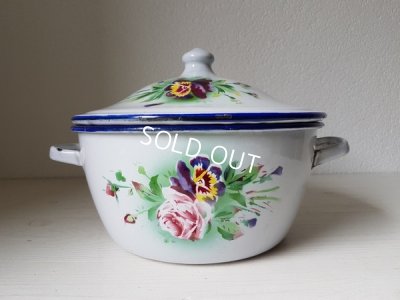 画像5: Japyローズとパンジ柄キャセロール