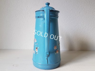 画像7: アンティ―クホーロー花柄コーヒーポット