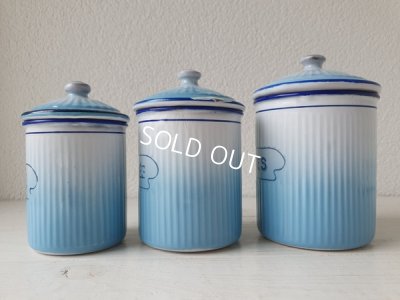 画像11: BBブルーグラデーションキャニスター3個セット