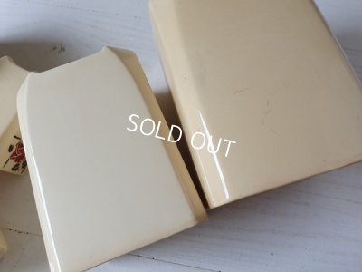 画像11: バドンヴィレーローズ柄陶器キャニスター