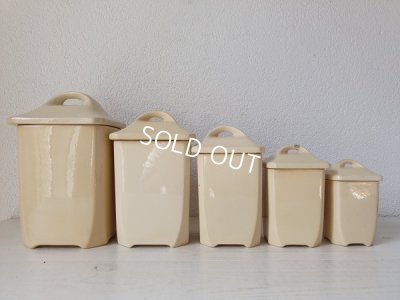 画像6: バドンヴィレーローズ柄陶器キャニスター