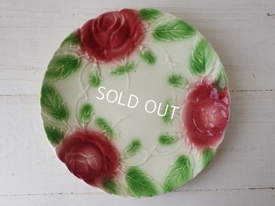 画像9: バルボディーヌローズ柄プレート