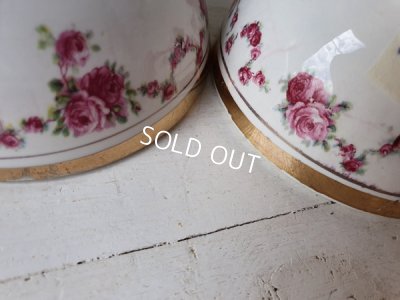 画像2: ローズガーランド柄カフェオレボウル