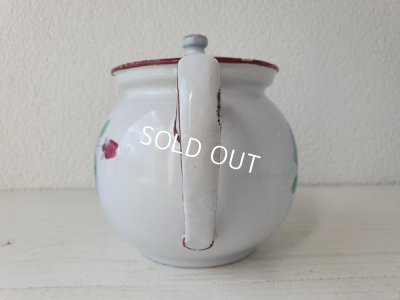 画像6: ホーローローズ柄ティーポット