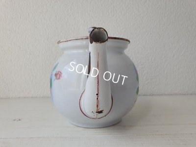 画像5: ホーローローズ柄ティーポット