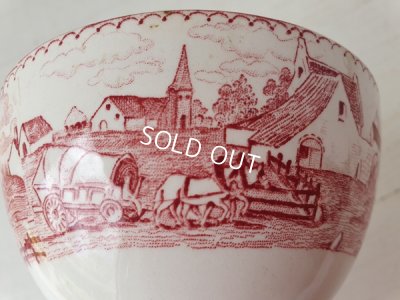 画像2: ベルギーBOCH風景画カフェオレボウル