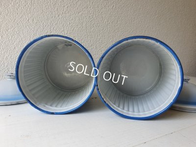 画像5: アンティークホーロー花柄キャニスター