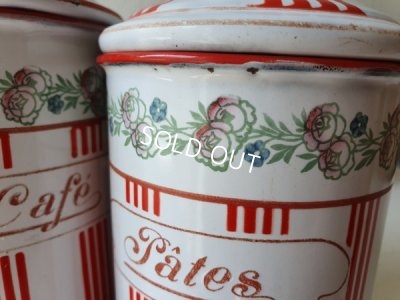 画像4: BB赤ストライプローズガーランドキャニスター