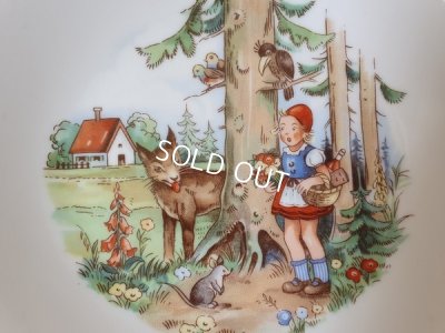 画像5: KAHLA社赤ずきんちゃん柄プレートセット