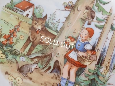 画像6: KAHLA社赤ずきんちゃん柄プレートセット