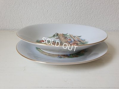 画像9: KAHLA社赤ずきんちゃん柄プレートセット