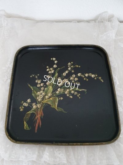 画像8: ナポレオン三世すずらん柄トレイ