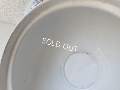 画像6: アンティークホーロー小鳥柄スーピエール