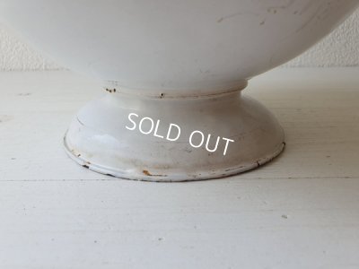 画像15: アンティークホーロー小鳥柄スーピエール