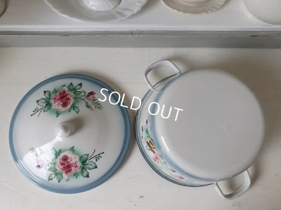 画像9: Japyローズとパンジ柄キャセロール