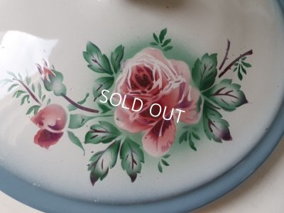 画像2: Japyローズとパンジ柄キャセロール